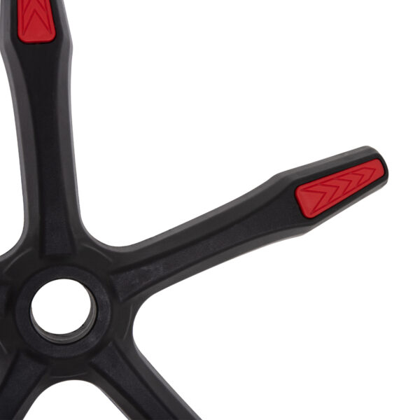 ΑΝΤΑΛΛΑΚΤΙΚΗ ΒΑΣΗ ΑΣΤΕΡΙ ΜΑΥΡΟ/ΚΟΚΚΙΝΟ NYLON ΓΙΑ HM1203.01-- 29εκ ΑΚΤΙΝΑ - Image 2