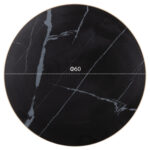 ΕΠΙΦΑΝΕΙΑ ΤΡΑΠΕΖΙΟΥ SINTERED STONE HM6652.13 ΜΕ ΠΛΑΙΣΙΟ ALU ΧΡΥΣΟ Φ60εκ. - Image 2