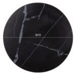 ΕΠΙΦΑΝΕΙΑ ΤΡΑΠΕΖΙΟΥ SINTERED STONE HM6653.03 ΜΕ ΠΛΑΙΣΙΟ ALU ΜΑΥΡΟ Φ70εκ. - Image 2