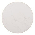 ΕΠΙΦΑΝΕΙΑ ΤΡΑΠΕΖΙΟΥ SINTERED STONE HM6653.12 ΜΕ ΠΛΑΙΣΙΟ ALU ΧΡΥΣΟ Φ70εκ.
