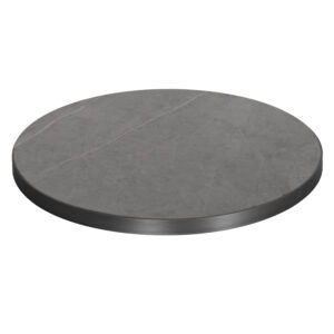 ΕΠΙΦΑΝΕΙΑ ΤΡΑΠΕΖΙΟΥ SINTERED STONE HM6652.05 ΜΕ ΠΛΑΙΣΙΟ ALU ΓΚΡΙ Φ60εκ.