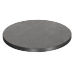ΕΠΙΦΑΝΕΙΑ ΤΡΑΠΕΖΙΟΥ SINTERED STONE HM6653.05 ΜΕ ΠΛΑΙΣΙΟ ALU ΓΚΡΙ Φ70εκ.