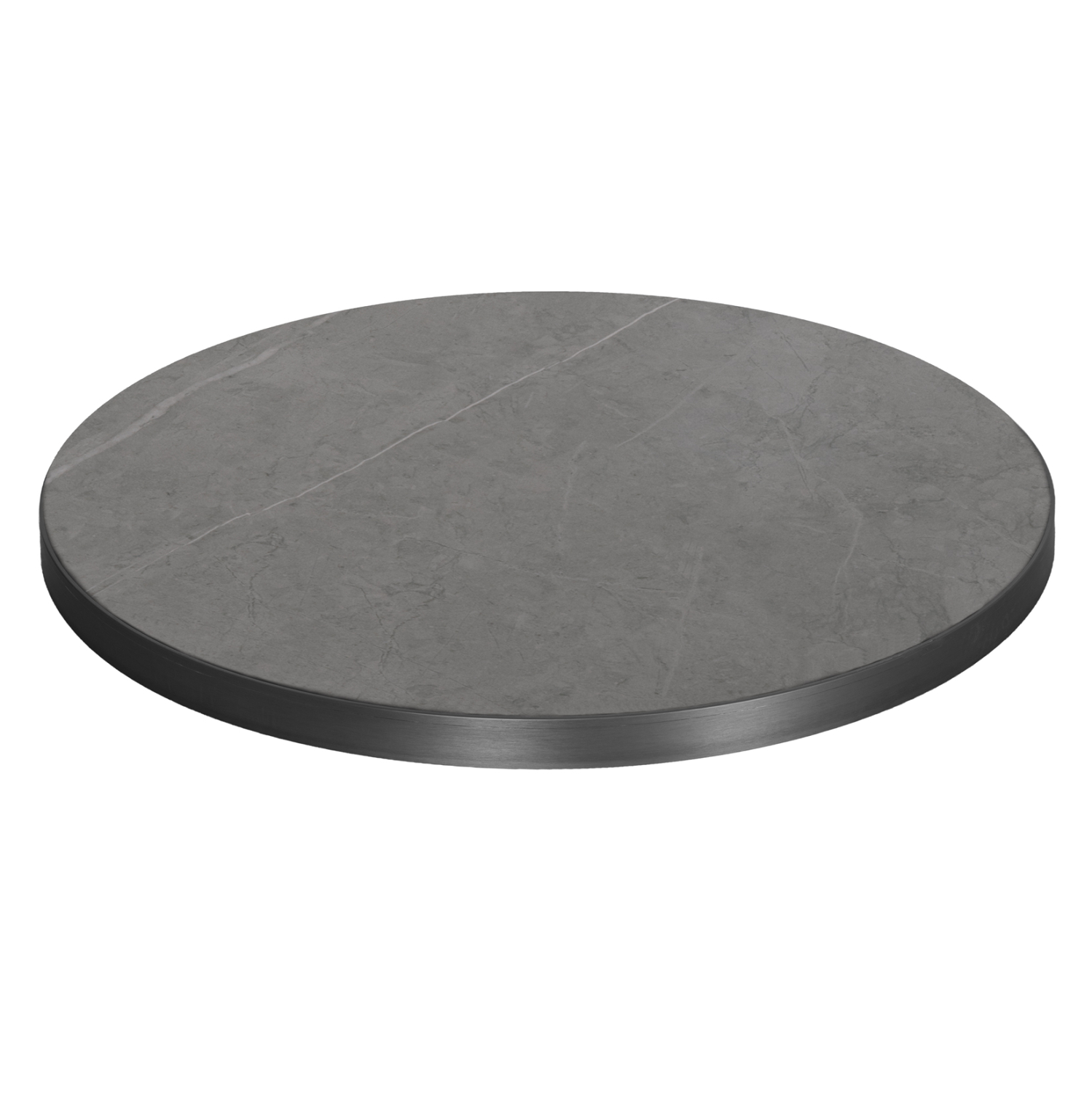 HM6653.05 ΕΠΙΦΑΝΕΙΑ ΤΡΑΠΕΖΙΟΥ SINTERED STONE HM6653.05 ΜΕ ΠΛΑΙΣΙΟ ALU ΓΚΡΙ Φ70εκ. - Image 1