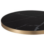 ΕΠΙΦΑΝΕΙΑ ΤΡΑΠΕΖΙΟΥ SINTERED STONE HM6652.13 ΜΕ ΠΛΑΙΣΙΟ ALU ΧΡΥΣΟ Φ60εκ. - Image 4