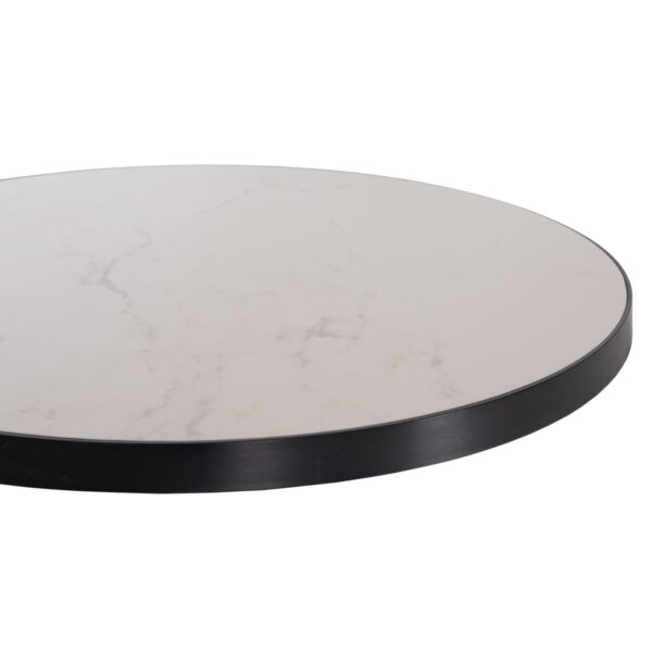 ΕΠΙΦΑΝΕΙΑ ΤΡΑΠΕΖΙΟΥ SINTERED STONE HM6652.02 ΜΕ ΠΛΑΙΣΙΟ ALU ΜΑΥΡΟ Φ60εκ. - Image 4