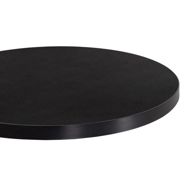 ΕΠΙΦΑΝΕΙΑ ΤΡΑΠΕΖΙΟΥ SINTERED STONE HM6653.01 ΜΕ ΠΛΑΙΣΙΟ ALU ΜΑΥΡΟ Φ70εκ. - Image 4