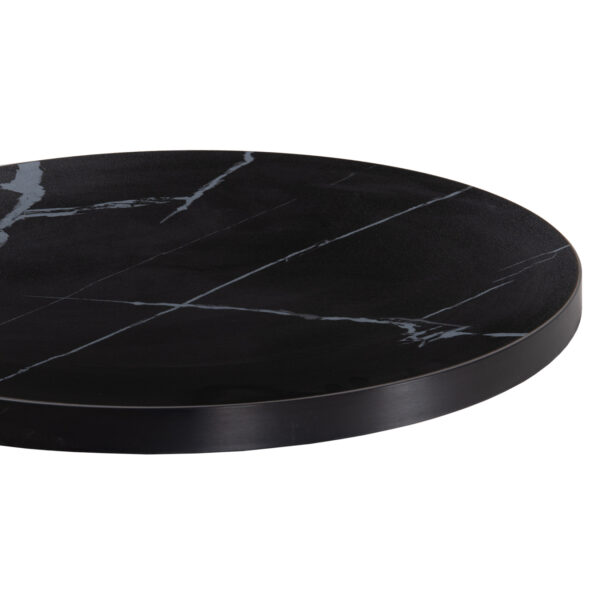ΕΠΙΦΑΝΕΙΑ ΤΡΑΠΕΖΙΟΥ SINTERED STONE HM6653.03 ΜΕ ΠΛΑΙΣΙΟ ALU ΜΑΥΡΟ Φ70εκ. - Image 4