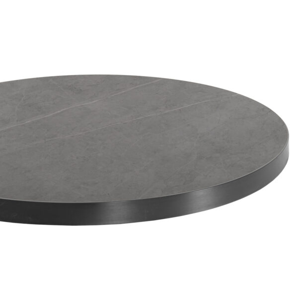 ΕΠΙΦΑΝΕΙΑ ΤΡΑΠΕΖΙΟΥ SINTERED STONE HM6652.05 ΜΕ ΠΛΑΙΣΙΟ ALU ΓΚΡΙ Φ60εκ. - Image 4