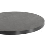ΕΠΙΦΑΝΕΙΑ ΤΡΑΠΕΖΙΟΥ SINTERED STONE HM6653.05 ΜΕ ΠΛΑΙΣΙΟ ALU ΓΚΡΙ Φ70εκ. - Image 4