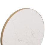 ΕΠΙΦΑΝΕΙΑ ΤΡΑΠΕΖΙΟΥ SINTERED STONE HM6652.12 ΜΕ ΠΛΑΙΣΙΟ ALU ΧΡΥΣΟ Φ60εκ. - Image 5