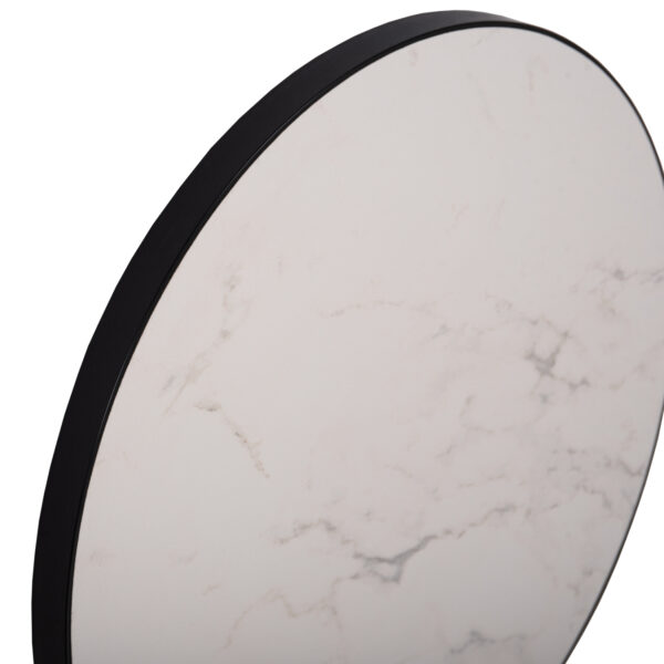 ΕΠΙΦΑΝΕΙΑ ΤΡΑΠΕΖΙΟΥ SINTERED STONE HM6652.02 ΜΕ ΠΛΑΙΣΙΟ ALU ΜΑΥΡΟ Φ60εκ. - Image 5