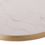 ΕΠΙΦΑΝΕΙΑ ΤΡΑΠΕΖΙΟΥ SINTERED STONE HM6653.12 ΜΕ ΠΛΑΙΣΙΟ ALU ΧΡΥΣΟ Φ70εκ. - Image 5