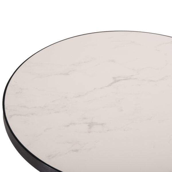 ΕΠΙΦΑΝΕΙΑ ΤΡΑΠΕΖΙΟΥ SINTERED STONE HM6653.02 ΜΕ ΠΛΑΙΣΙΟ ALU ΜΑΥΡΟ Φ70εκ. - Image 6