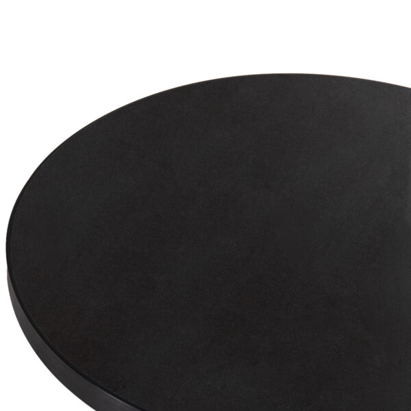 ΕΠΙΦΑΝΕΙΑ ΤΡΑΠΕΖΙΟΥ SINTERED STONE HM6652.01 ΜΕ ΠΛΑΙΣΙΟ ALU ΜΑΥΡO Φ60εκ. - Image 6