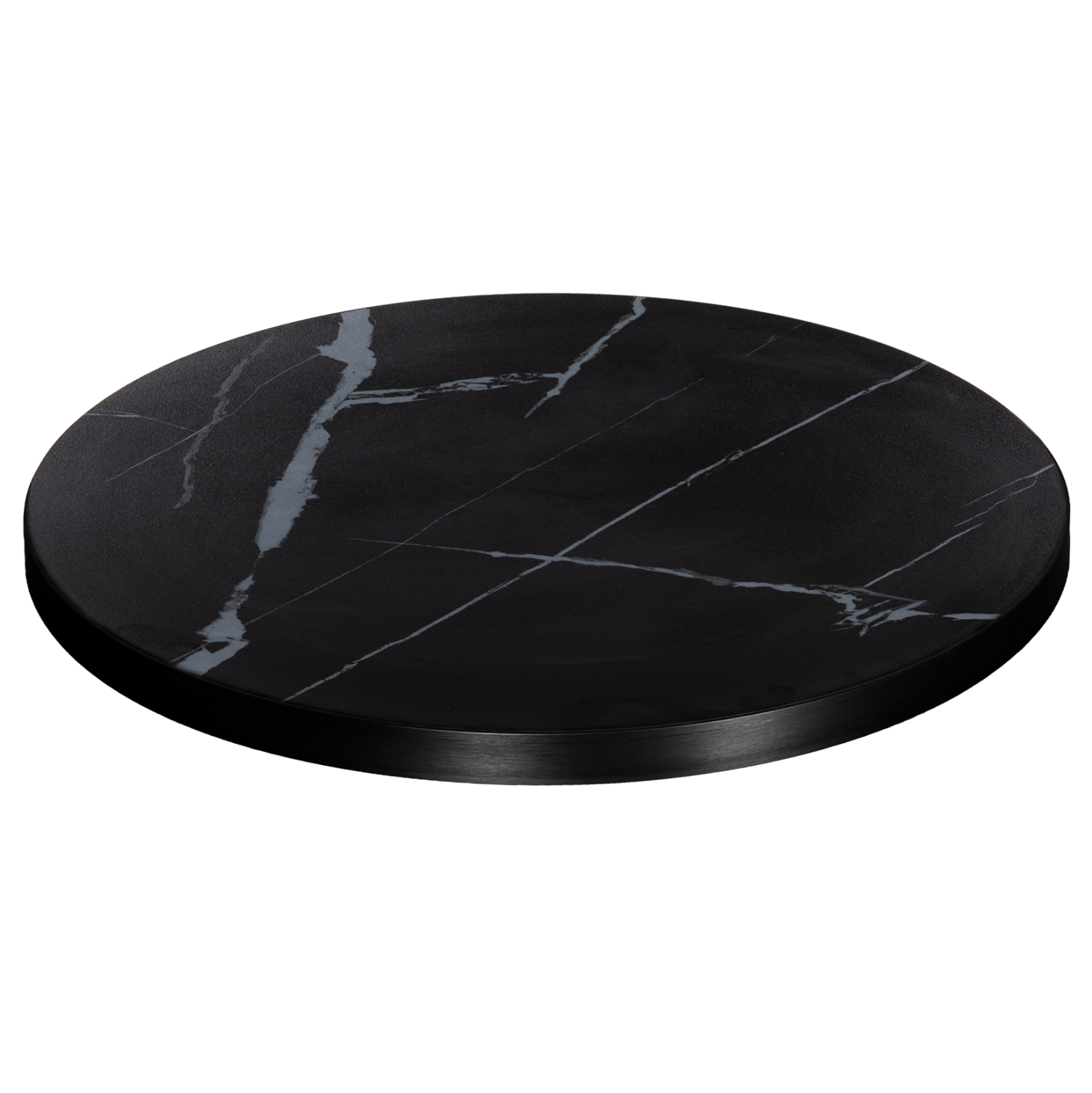 HM6652.03 ΕΠΙΦΑΝΕΙΑ ΤΡΑΠΕΖΙΟΥ SINTERED STONE HM6652.03 ΜΕ ΠΛΑΙΣΙΟ ALU ΜΑΥΡΟ Φ60εκ. - Image 1