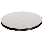 ΕΠΙΦΑΝΕΙΑ ΤΡΑΠΕΖΙΟΥ SINTERED STONE HM6652.02 ΜΕ ΠΛΑΙΣΙΟ ALU ΜΑΥΡΟ Φ60εκ.