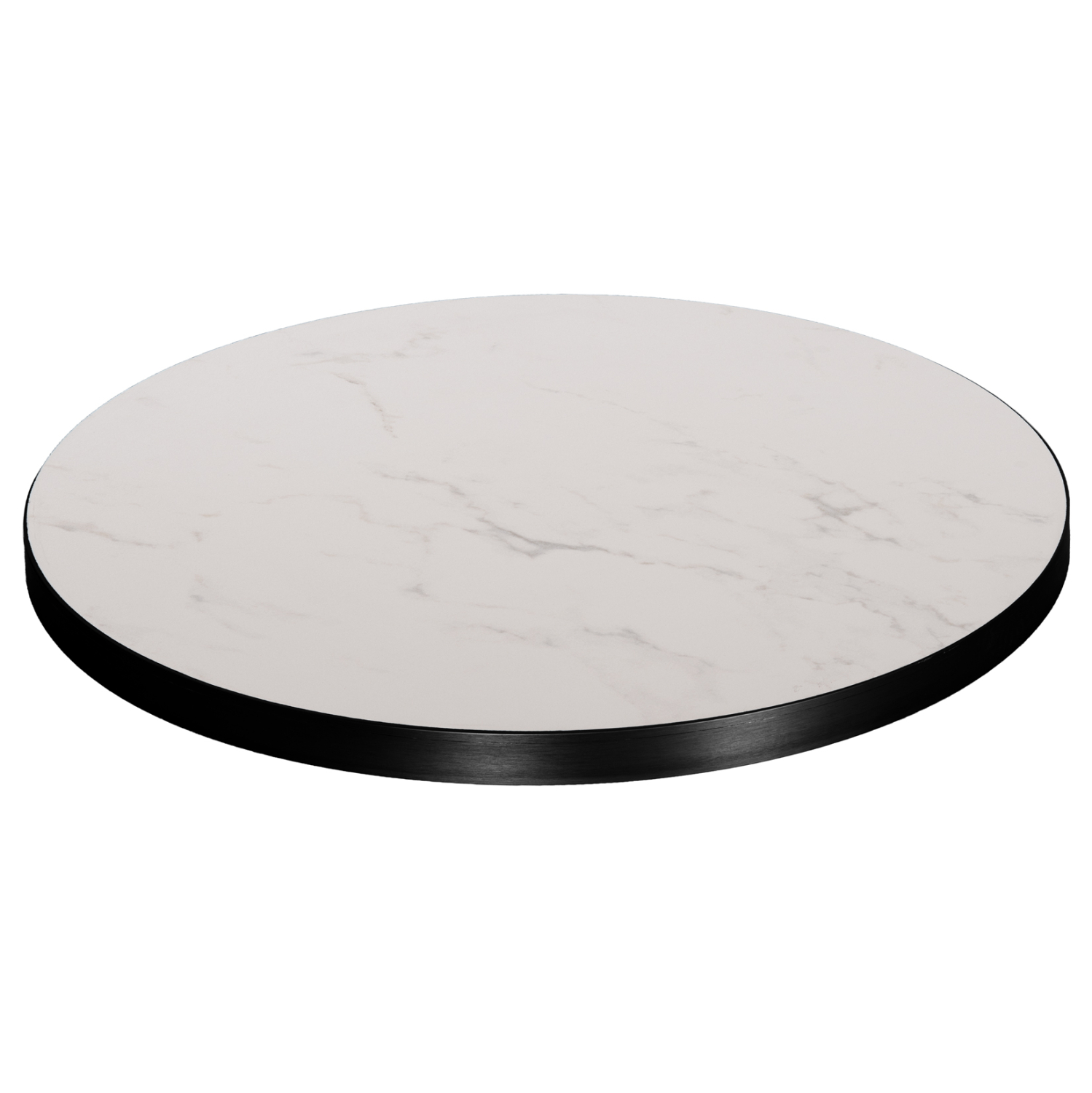 HM6652.02 ΕΠΙΦΑΝΕΙΑ ΤΡΑΠΕΖΙΟΥ SINTERED STONE HM6652.02 ΜΕ ΠΛΑΙΣΙΟ ALU ΜΑΥΡΟ Φ60εκ. - Image 1