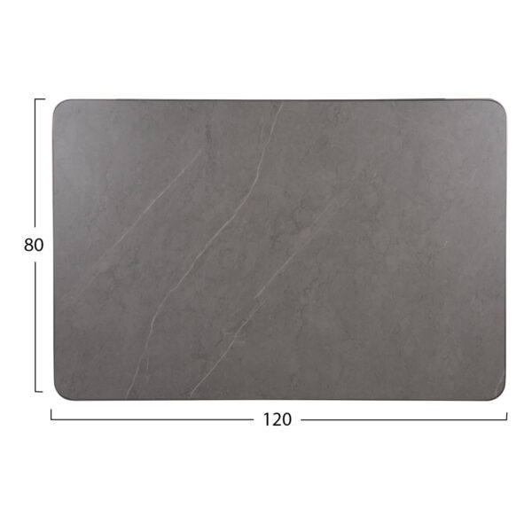 ΕΠΙΦΑΝΕΙΑ ΤΡΑΠΕΖΙΟΥ SINTERED STONE ΟΡΘΟΓΩΝΙΑ HM6656.05 ΓΚΡΙ ΜΑΡΜΑΡΟ 120x80εκ. - Image 2