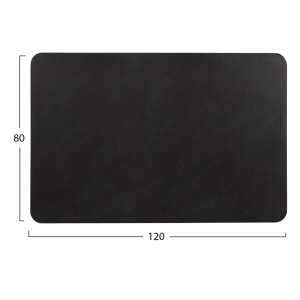 ΕΠΙΦΑΝΕΙΑ ΤΡΑΠΕΖΙΟΥ SINTERED STONE ΟΡΘΟΓΩΝΙΑ HM6656.01 ΜΑΥΡΗ 120x80εκ. - Image 2
