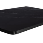 ΕΠΙΦΑΝΕΙΑ ΤΡΑΠΕΖΙΟΥ SINTERED STONE ΟΡΘΟΓΩΝΙΑ HM6656.03 ΠΛΑΙΣΙΟ ALU ΜΑΥΡΟ 120x80εκ. - Image 3