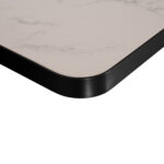 ΕΠΙΦΑΝΕΙΑ ΤΡΑΠΕΖΙΟΥ SINTERED STONE ΟΡΘΟΓΩΝΙΑ HM6656.02 ΠΛΑΙΣΙΟ ALU ΜΑΥΡΟ 120x80εκ. - Image 4