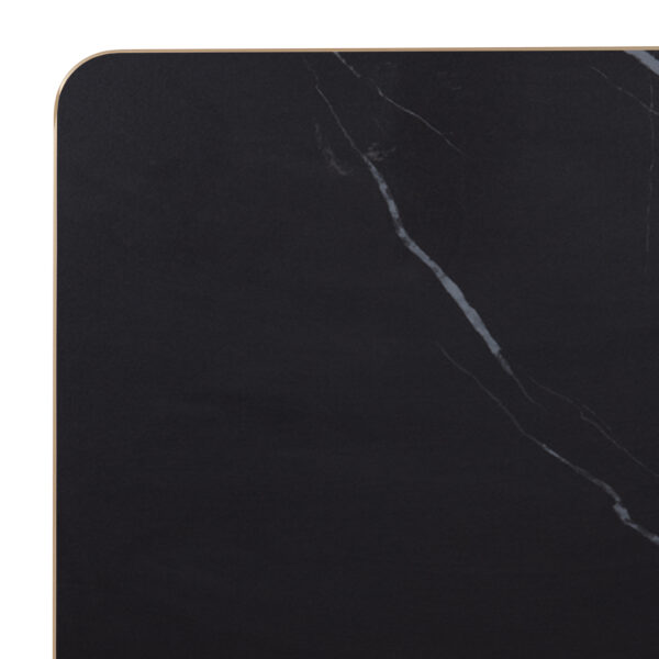 ΕΠΙΦΑΝΕΙΑ ΤΡΑΠΕΖΙΟΥ SINTERED STONE ΟΡΘΟΓΩΝΙΑ HM6656.13 ΠΛΑΙΣΙΟ ALU ΧΡΥΣΟ 120x80εκ. - Image 5