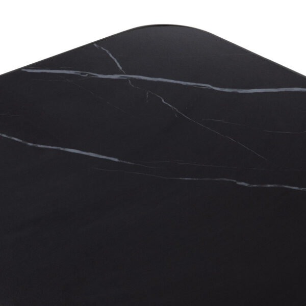 ΕΠΙΦΑΝΕΙΑ ΤΡΑΠΕΖΙΟΥ SINTERED STONE ΟΡΘΟΓΩΝΙΑ HM6656.03 ΠΛΑΙΣΙΟ ALU ΜΑΥΡΟ 120x80εκ. - Image 6