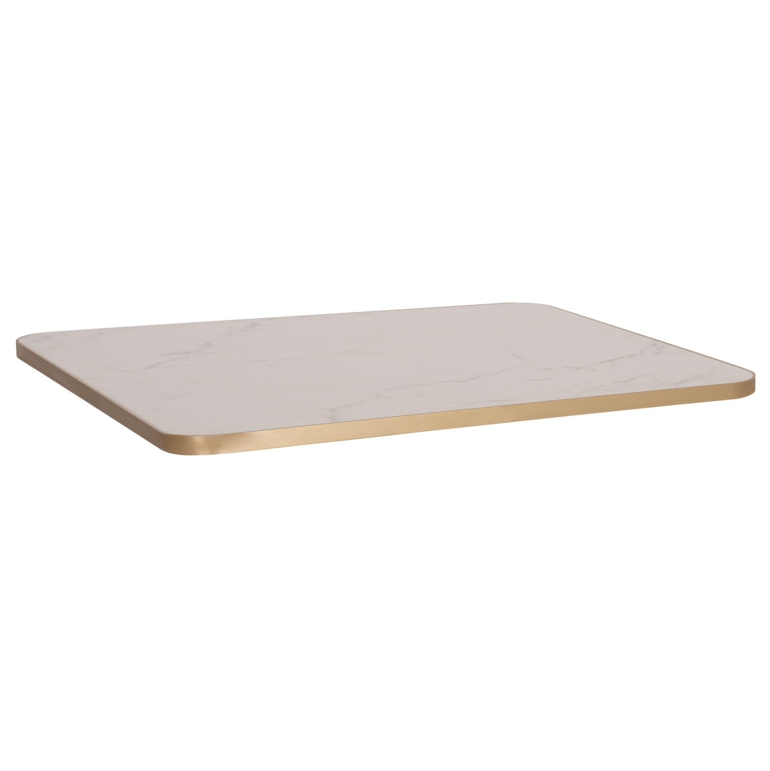 HM6656.12 ΕΠΙΦΑΝΕΙΑ ΤΡΑΠΕΖΙΟΥ SINTERED STONE ΟΡΘΟΓΩΝΙΑ HM6656.12 ΠΛΑΙΣΙΟ ALU ΧΡΥΣΟ 120x80εκ. - Image 1