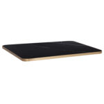 ΕΠΙΦΑΝΕΙΑ ΤΡΑΠΕΖΙΟΥ SINTERED STONE ΟΡΘΟΓΩΝΙΑ HM6656.13 ΠΛΑΙΣΙΟ ALU ΧΡΥΣΟ 120x80εκ.