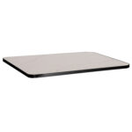 ΕΠΙΦΑΝΕΙΑ ΤΡΑΠΕΖΙΟΥ SINTERED STONE ΟΡΘΟΓΩΝΙΑ HM6656.02 ΠΛΑΙΣΙΟ ALU ΜΑΥΡΟ 120x80εκ.