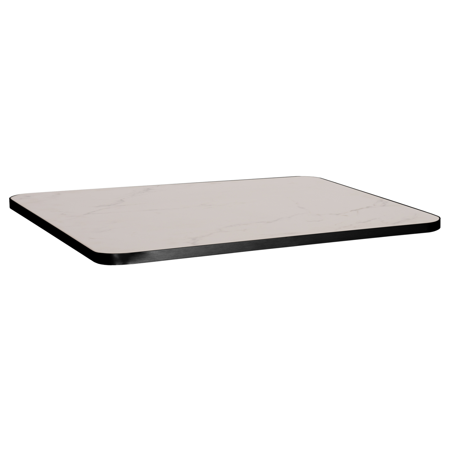 HM6656.02 ΕΠΙΦΑΝΕΙΑ ΤΡΑΠΕΖΙΟΥ SINTERED STONE ΟΡΘΟΓΩΝΙΑ HM6656.02 ΠΛΑΙΣΙΟ ALU ΜΑΥΡΟ 120x80εκ. - Image 1