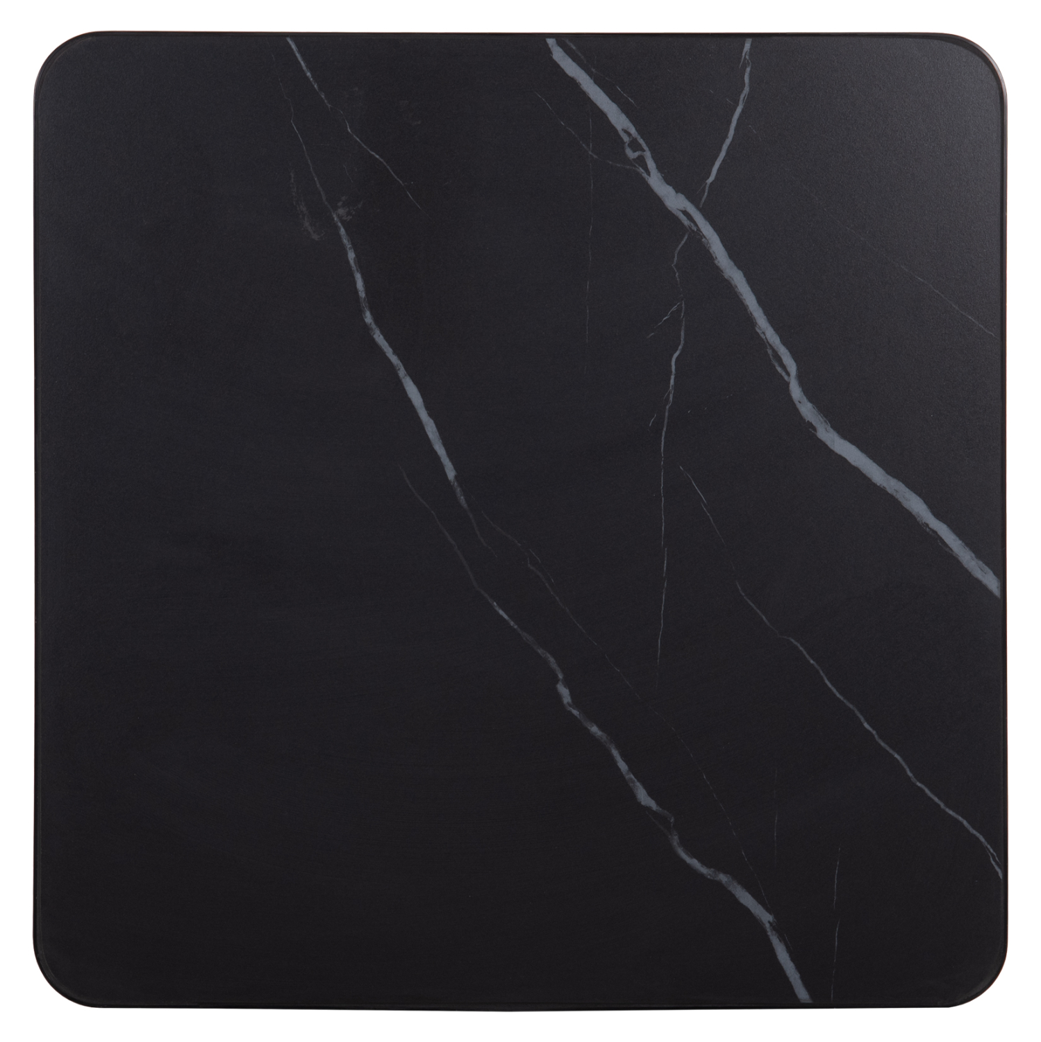 HM6655.03 ΕΠΙΦΑΝΕΙΑ ΤΡΑΠΕΖΙΟΥ SINTERED STONE ΤΕΤΡΑΓΩΝΗ HM6655.03 ΠΛΑΙΣΙΟ ALU ΜΑΥΡΟ 80x80εκ. - Image 1