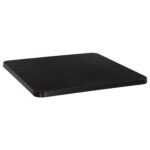 ΕΠΙΦΑΝΕΙΑ ΤΡΑΠΕΖΙΟΥ SINTERED STONE ΤΕΤΡΑΓΩΝΗ HM6654.01 ΠΛΑΙΣΙΟ ALU ΜΑΥΡΟ 70x70εκ.