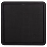 ΕΠΙΦΑΝΕΙΑ ΤΡΑΠΕΖΙΟΥ SINTERED STONE ΤΕΤΡΑΓΩΝΗ HM6655.03 ΠΛΑΙΣΙΟ ALU ΜΑΥΡΟ 80x80εκ. - Image 3
