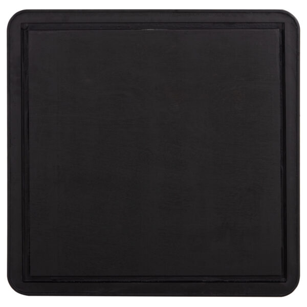 ΕΠΙΦΑΝΕΙΑ ΤΡΑΠΕΖΙΟΥ SINTERED STONE ΤΕΤΡΑΓΩΝΗ HM6655.03 ΠΛΑΙΣΙΟ ALU ΜΑΥΡΟ 80x80εκ. - Image 3