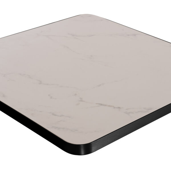 ΕΠΙΦΑΝΕΙΑ ΤΡΑΠΕΖΙΟΥ SINTERED STONE ΤΕΤΡΑΓΩΝΗ HM6654.02 ΠΛΑΙΣΙΟ ALU ΜΑΥΡΟ 70x70εκ. - Image 3