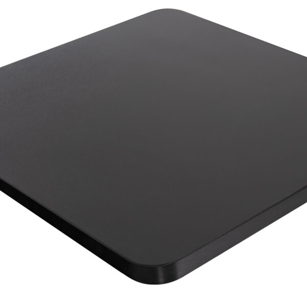 ΕΠΙΦΑΝΕΙΑ ΤΡΑΠΕΖΙΟΥ SINTERED STONE ΤΕΤΡΑΓΩΝΗ HM6655.01 ΠΛΑΙΣΙΟ ALU ΜΑΥΡΟ 80x80εκ. - Image 4
