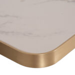 ΕΠΙΦΑΝΕΙΑ ΤΡΑΠΕΖΙΟΥ SINTERED STONE ΤΕΤΡΑΓΩΝΗ HM6655.12 ΠΛΑΙΣΙΟ ALU ΧΡΥΣΟ 80x80εκ. - Image 4