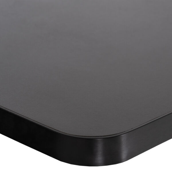 ΕΠΙΦΑΝΕΙΑ ΤΡΑΠΕΖΙΟΥ SINTERED STONE ΤΕΤΡΑΓΩΝΗ HM6654.01 ΠΛΑΙΣΙΟ ALU ΜΑΥΡΟ 70x70εκ. - Image 4