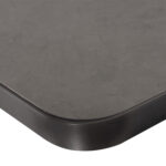 ΕΠΙΦΑΝΕΙΑ ΤΡΑΠΕΖΙΟΥ SINTERED STONE ΤΕΤΡΑΓΩΝΗ HM6655.05 ΠΛΑΙΣΙΟ ALU ΓΚΡΙ 80x80εκ. - Image 4