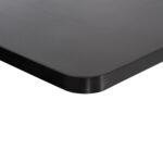 ΕΠΙΦΑΝΕΙΑ ΤΡΑΠΕΖΙΟΥ SINTERED STONE ΤΕΤΡΑΓΩΝΗ HM6655.01 ΠΛΑΙΣΙΟ ALU ΜΑΥΡΟ 80x80εκ. - Image 5