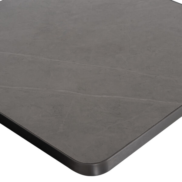 ΕΠΙΦΑΝΕΙΑ ΤΡΑΠΕΖΙΟΥ SINTERED STONE ΤΕΤΡΑΓΩΝΗ HM6654.05 ΠΛΑΙΣΙΟ ALU ΓΚΡΙ 70x70εκ. - Image 6