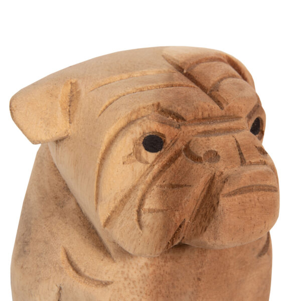 ΕΠΙΤΡΑΠΕΖΙΟ ΔΙΑΚΟΣΜΗΤΙΚΟ DOZER BULLDOG ΞΥΛΟ SUAR ΣΕ ΦΥΣΙΚΟ ΧΡΩΜΑ HM7923 9x8x12Y εκ. - Image 6
