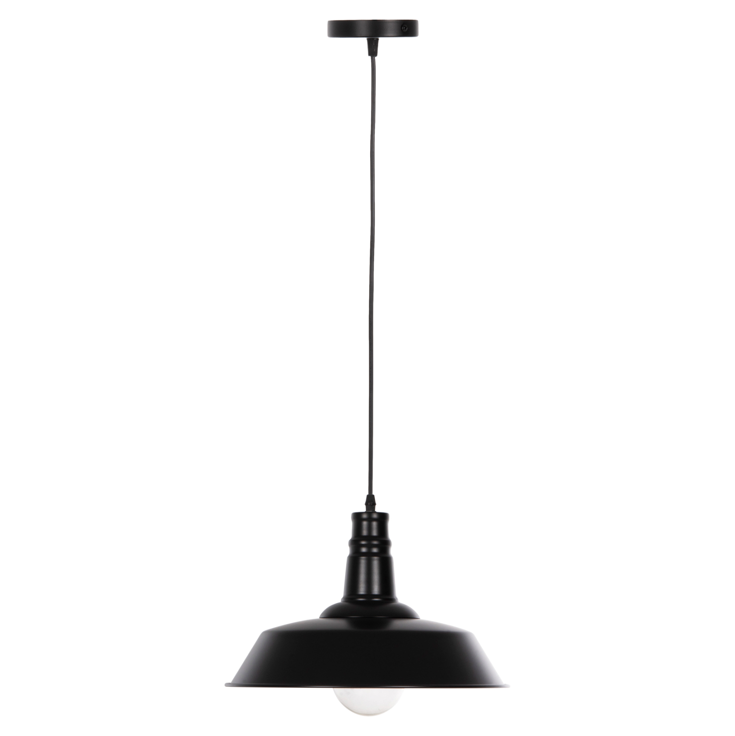 HM4136 ΦΩΤΙΣΤΙΚΟ ΟΡΟΦΗΣ ΚΡΕΜΑΣΤΟ HM4136 ΜΑΥΡΟ ΜΕΤΑΛΛΙΚΟ ΚΑΠΕΛΟ Φ35x112Υεκ. - Image 1