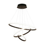 ΦΩΤΙΣΤΙΚΟ ΟΡΟΦΗΣ LED ΚΡΕΜΑΣΤΟ ΣΕΙΡΑ AERIAL HM4882.01 ΜΑΥΡΟ Φ60εκ.