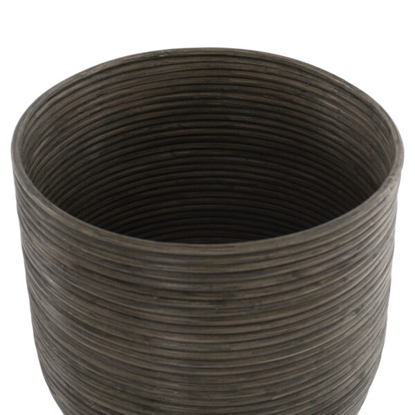 ΓΛΑΣΤΡΑ ΑΠΟ RATTAN ΚΑΙ BAMBOO HM7724 36Χ35Χ95Yεκ.ΦΥΣΙΚΟ - ΠΡΑΣΙΝΟ - Image 5