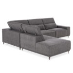 ΚΑΝΑΠΕΣ ΑΡΙΣΤΕΡΗ ΓΩΝΙΑ 5Θ ΜΕ RECLINE LUNARIS HM3316.01L ΓΚΡΙ ΥΦΑΣΜΑ 307x267x94Yεκ - Image 5