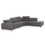 ΚΑΝΑΠΕΣ ΔΕΞΙΑ ΓΩΝΙΑ 5Θ ΜΕ RECLINE LUNARIS HM3316.01R ΓΚΡΙ ΥΦΑΣΜΑ 307x267x94Yεκ - Image 3
