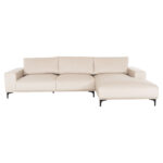 ΚΑΝΑΠΕΣ ΓΩΝΙΑ (ΔΕΞΙΑ) NOA HM3278.01R ΕΚΡΟΥ ΥΦΑΣΜΑ 288x90-157x67-80Υεκ. - Image 3
