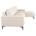 ΚΑΝΑΠΕΣ ΓΩΝΙΑ (ΔΕΞΙΑ) NOA HM3278.01R ΕΚΡΟΥ ΥΦΑΣΜΑ 288x90-157x67-80Υεκ. - Image 4